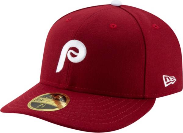 New Era Men's Philadelphia Phillies 59Fifty Alternate Maroon Low Crown Fitted Hat