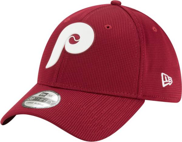 New Era Men's Philadelphia Phillies Maroon 39Thirty Clubhouse Stretch Fit Hat