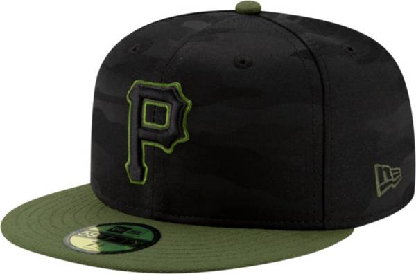 New Era Men's Pittsburgh Pirates 59Fifty Alternate Black Camo Authentic Hat