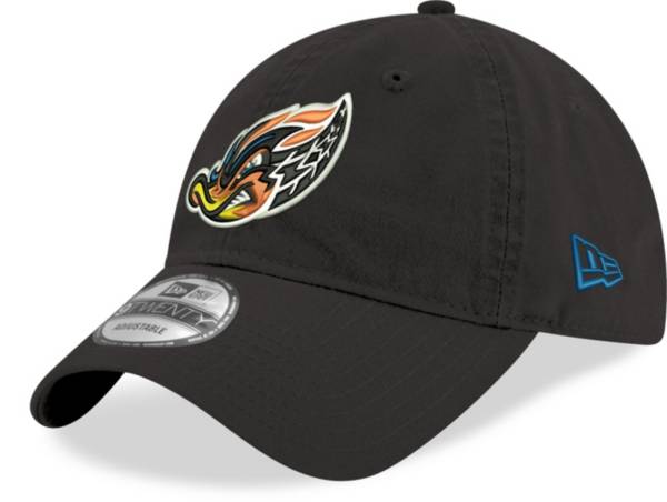 New Era Men's Akron Rubberducks Black Core Classic 9Twenty Adjustable Hat