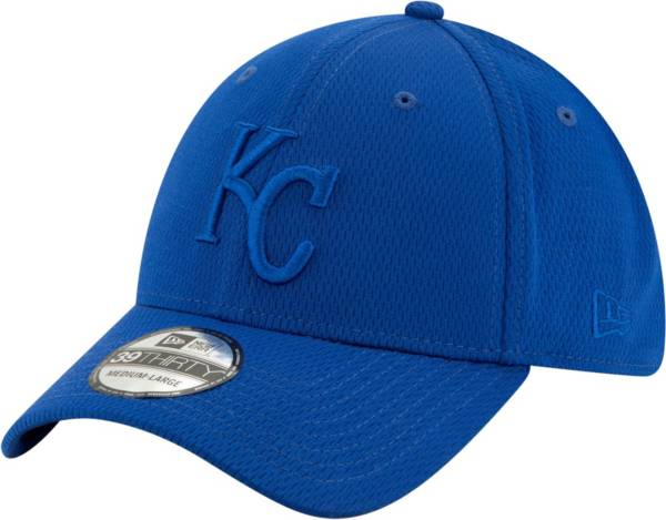 New Era Men's Kansas City Royals Blue 39Thirty Perftone Stretch Fit Hat