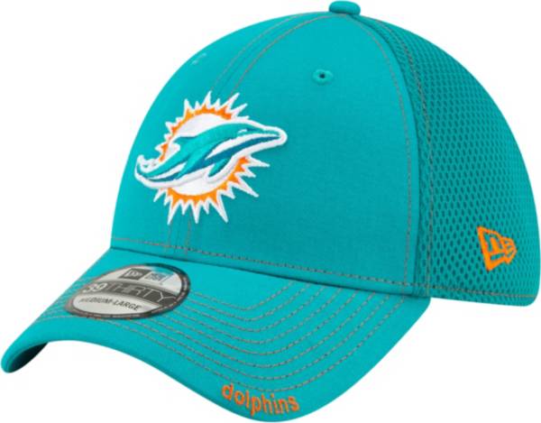 New Era Men's Miami Dolphins Neo Flex Aqua Stretch Fit Hat