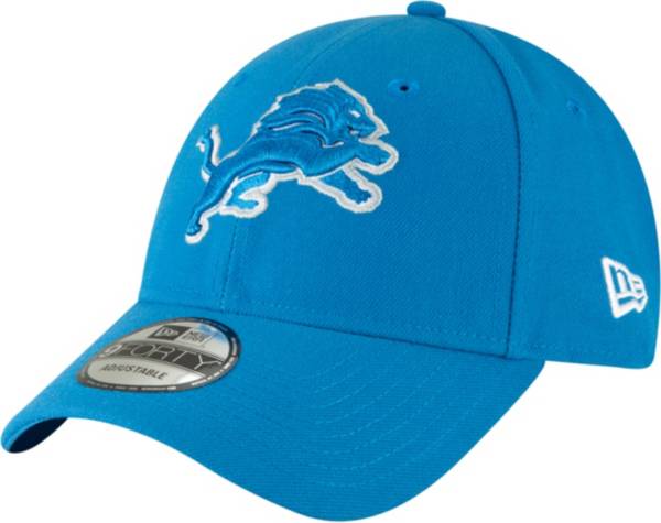 New Era Men's Detroit Lions League 9Forty Blue Adjustable Hat