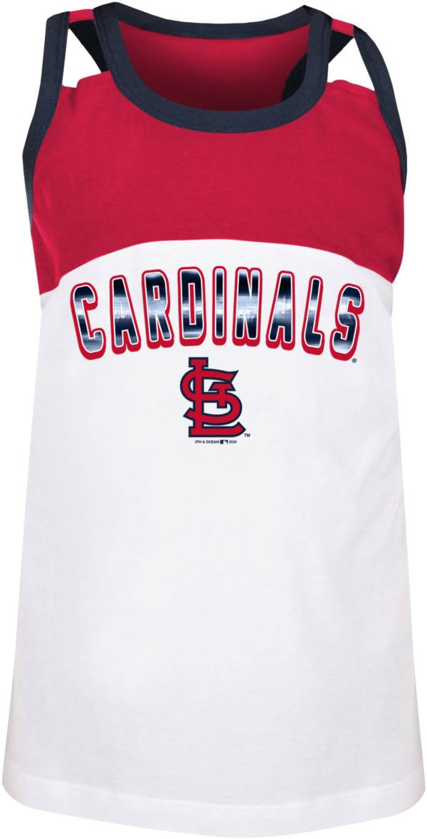 New Era Youth St. Louis Cardinals Red Jersey Tank Top