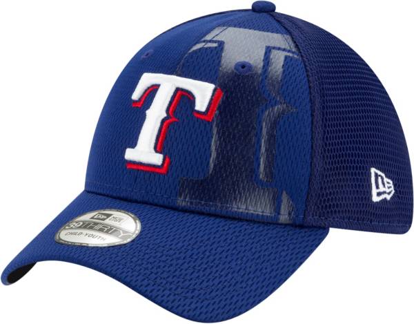 New Era Youth Texas Rangers Blue 39Thirty Tonel Neo Stretch Fit Hat