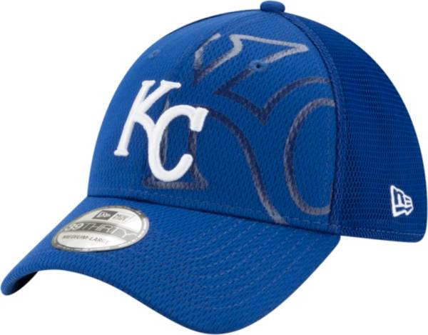 New Era Youth Kansas City Royals Navy 39Thirty Neo Stretch Fit Hat