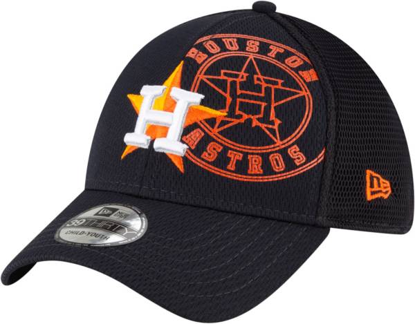 New Era Youth Houston Astros 39Thirty Tonel Neo Stretch Fit Hat