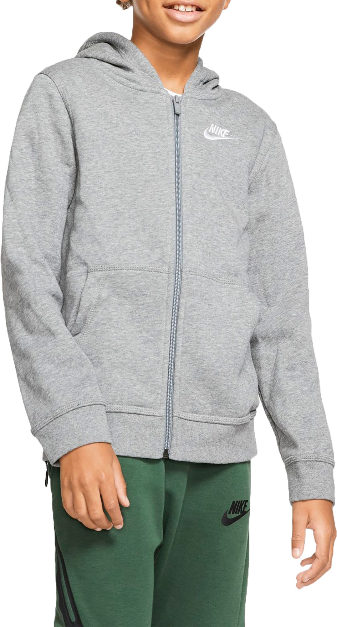 nike youth zip hoodie