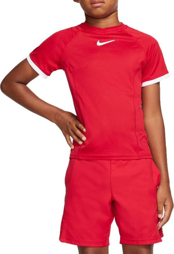 Nike Boys' Nike Court Dri-FIT Short Sleeve Tennis Shirt