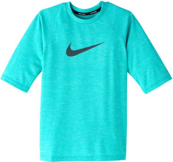 Nike Boys' Heather Hydro Half Sleeve Rash Guard
