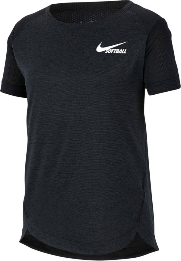 Nike Girls' Dri-FIT Short-Sleeve Softball Top product image
