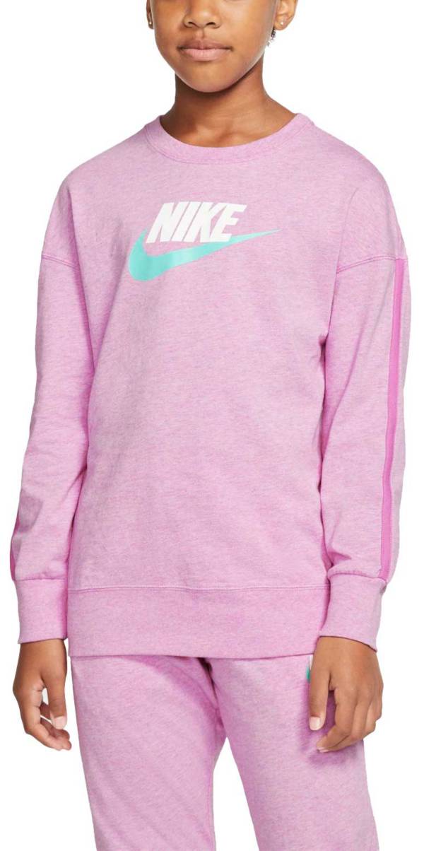 Nike Girls' Sportswear Jersey Long Sleeve Shirt