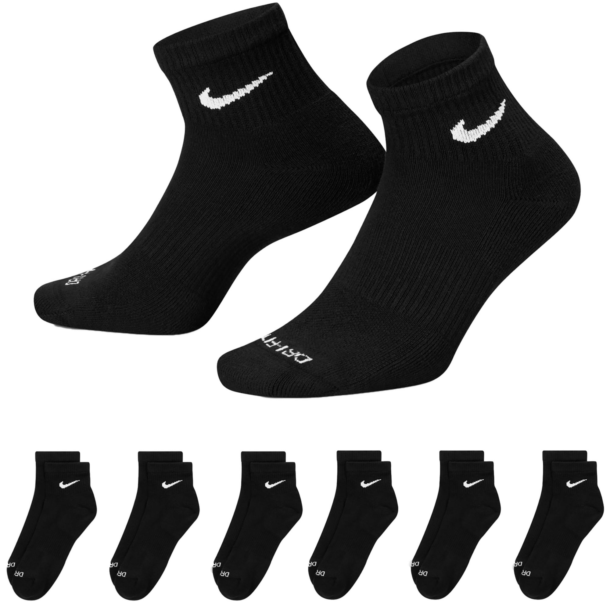 nike mens dri fit quarter socks