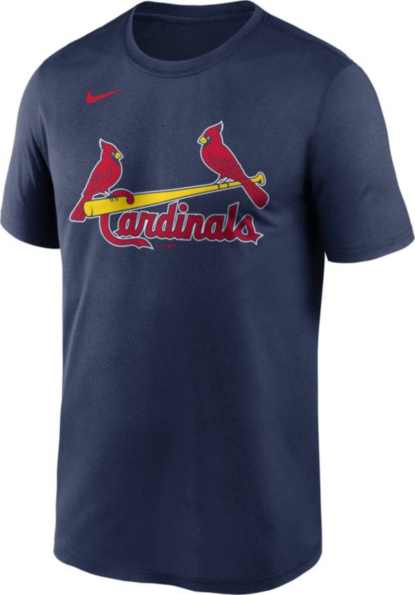 Nike Men's St. Louis Cardinals Navy Wordmark Legend Dri-FIT T-Shirt