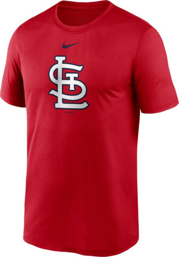 Nike Men's St. Louis Cardinals Red Large Logo Legend Dri-FIT T-Shirt