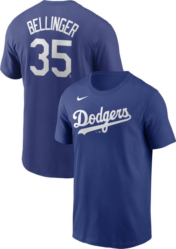 Nike Men's Los Angeles Dodgers Cody Bellinger #35 Blue T-Shirt