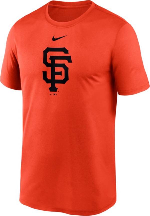 Nike Men's San Francisco Giants Orange Large Logo Legend Dri-FIT T-Shirt