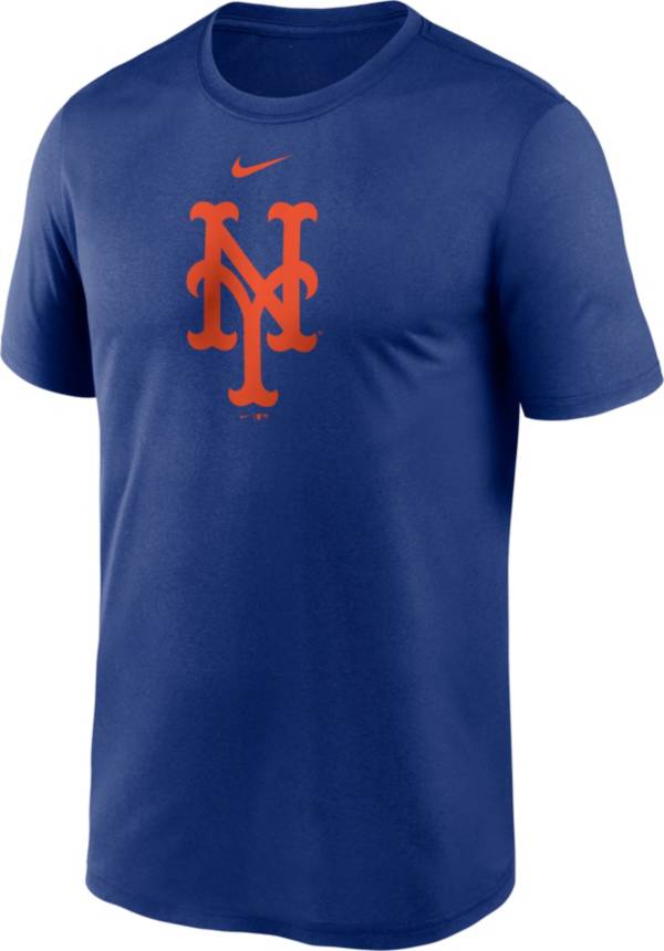 Nike Men's New York Mets Blue Large Logo Legend Dri-FIT T-Shirt