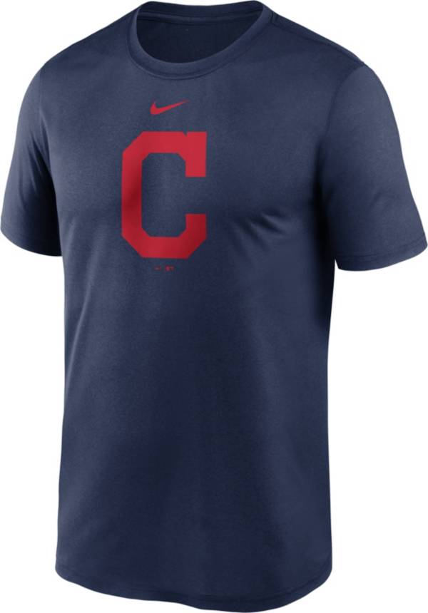 Nike Men's Cleveland Indians Navy Large Logo Legend Dri-FIT T-Shirt