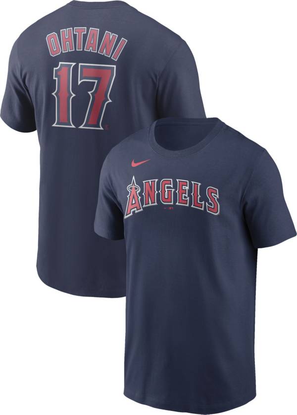 Nike Men's Los Angeles Angels Shoei Ohtani #17 Navy T-Shirt