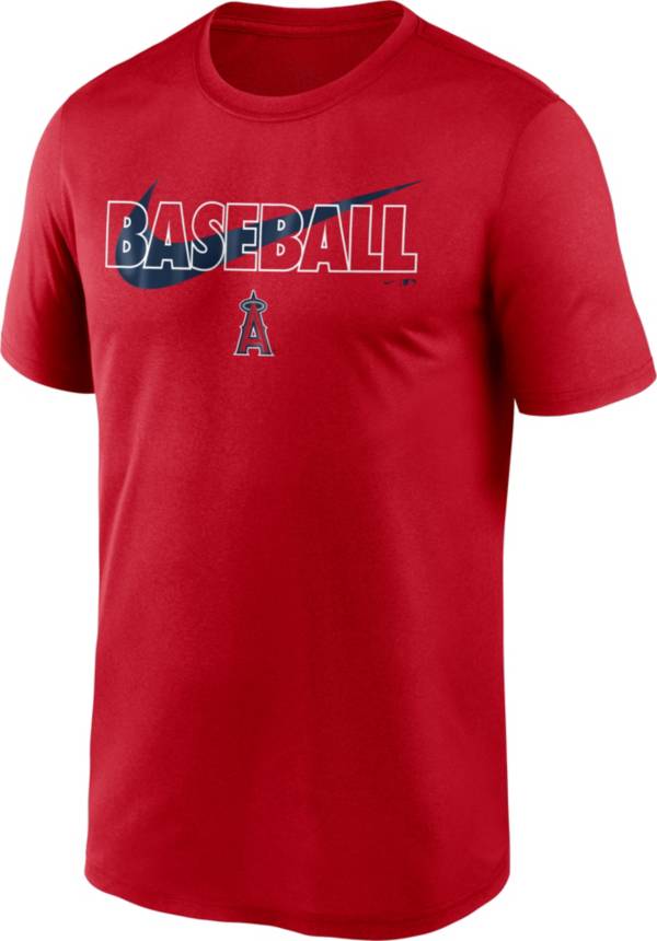 Nike Men's Los Angeles Angels Red Swoosh Legend T-Shirt