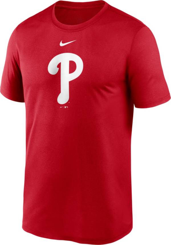 Nike Men's Philadelphia Phillies Red Large Logo Legend Dri-FIT T-Shirt