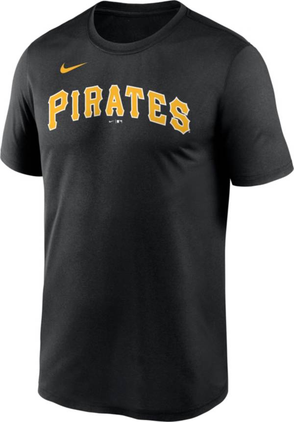 Nike Men's Pittsburgh Pirates Black Wordmark Legend Dri-FIT T-Shirt