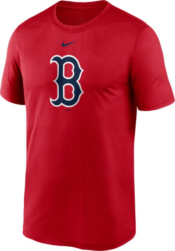 Nike Men's Boston Red Sox Red Large Logo Legend Dri-FIT T-Shirt