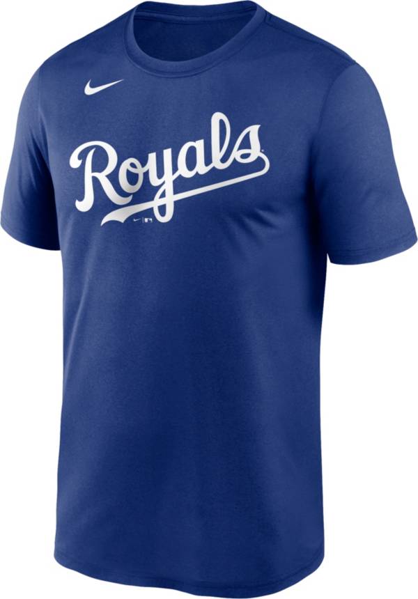 Nike Men's Kansas City Royals Blue Wordmark Legend Dri-FIT T-Shirt