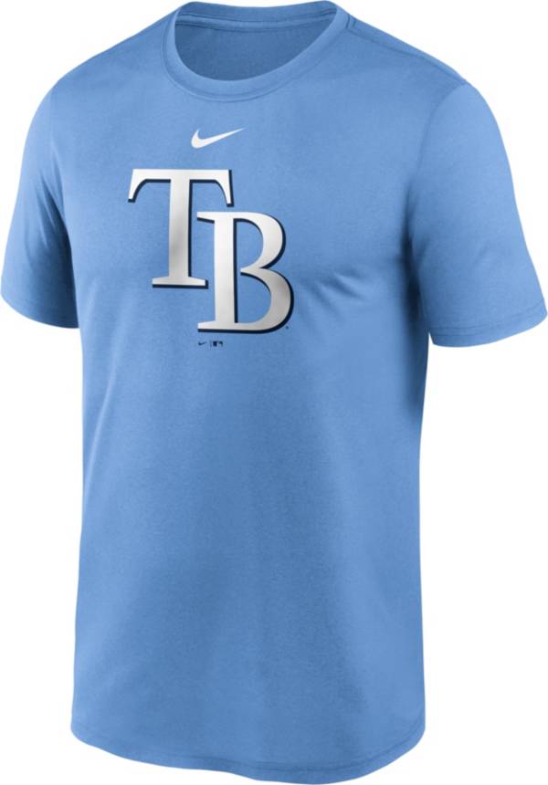 Nike Men's Tampa Bay Rays Blue Large Logo Legend Dri-FIT T-Shirt