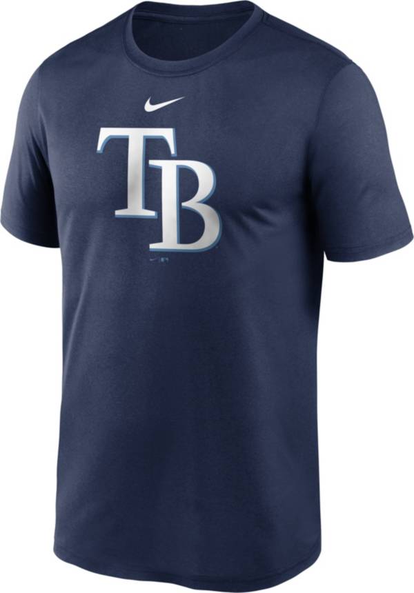 Nike Men's Tampa Bay Rays Navy Large Logo Legend Dri-FIT T-Shirt