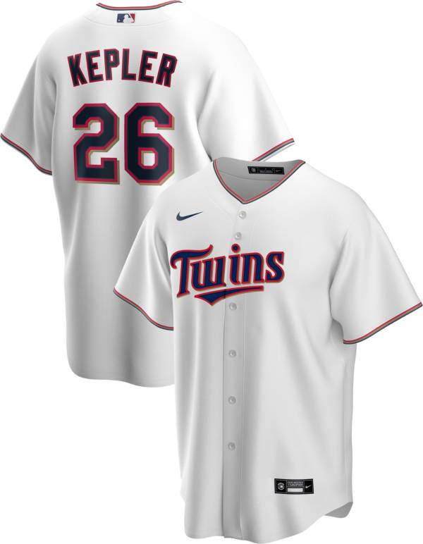 Nike Men's Replica Minnesota Twins Max Kepler #26 White Cool Base Jersey