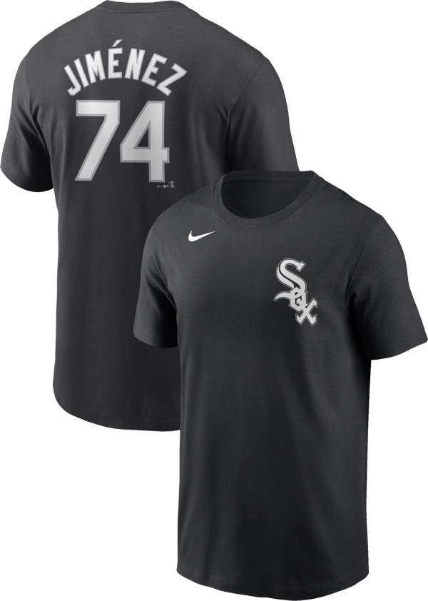 Nike Men's Chicago White Sox Eloy Jimenez #74 Black T-Shirt product image