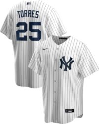 Outerstuff Gleyber Torres New York Yankees Navy Blue Youth Cool Base Alternate Replica Jersey