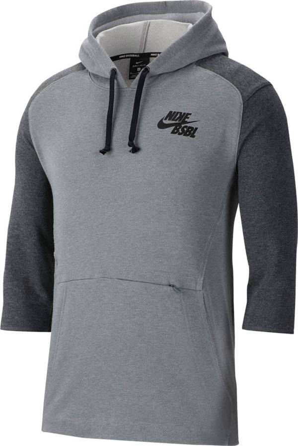 Nike Men's 3/4 Sleeve Pullover Baseball Hoodie