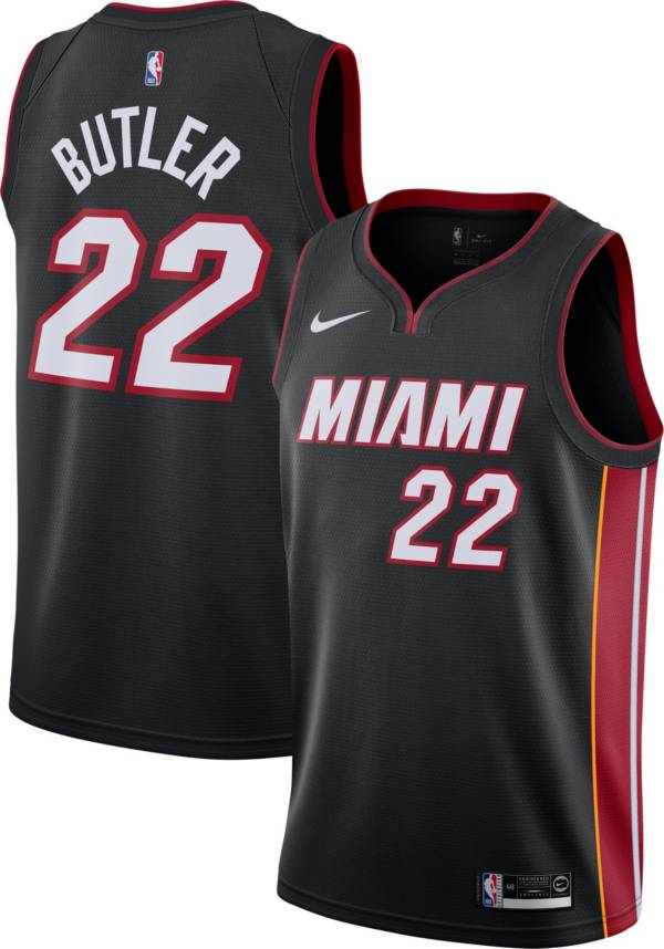 Nike Men's Miami Heat Jimmy Butler #22 Black Dri-FIT Swingman Jersey