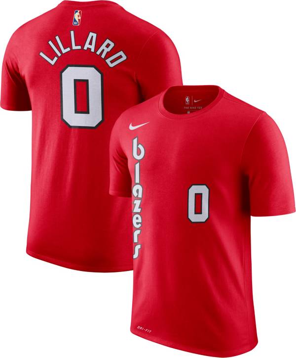 Nike Men's Portland Trail Blazers Damian Lillard #0 Dri-FIT Hardwood Classic T-Shirt product image