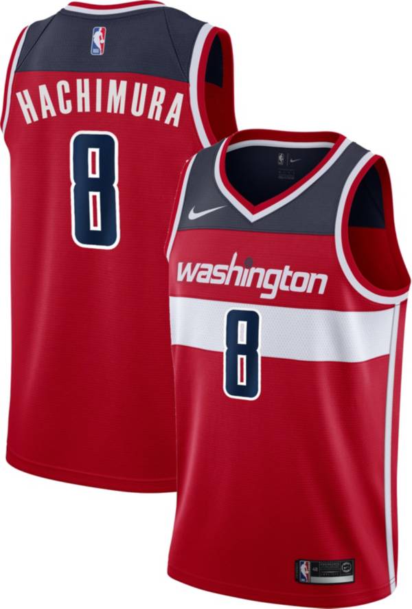 Nike Men's Washington Wizards Rui Hachimura #8 Red Dri-FIT Swingman Jersey