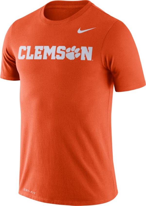 Nike Men's Clemson Tigers Orange Dri-FIT Legend Word T-Shirt