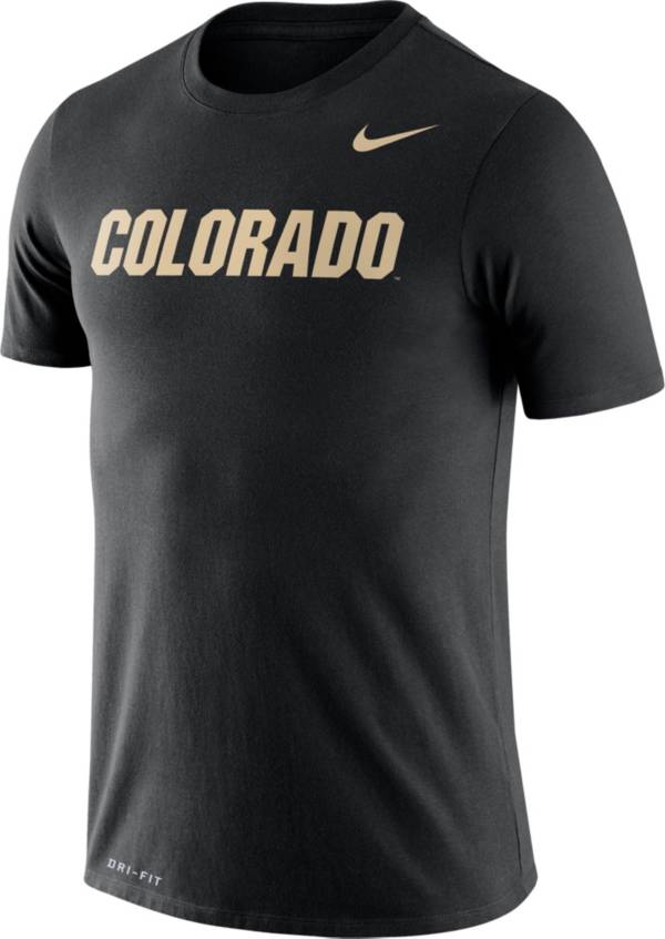 Nike Men's Colorado Buffaloes Black Dri-FIT Legend Word T-Shirt