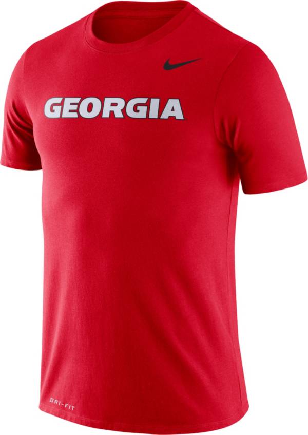 Nike Men's Georgia Bulldogs Red Dri-FIT Legend Word T-Shirt