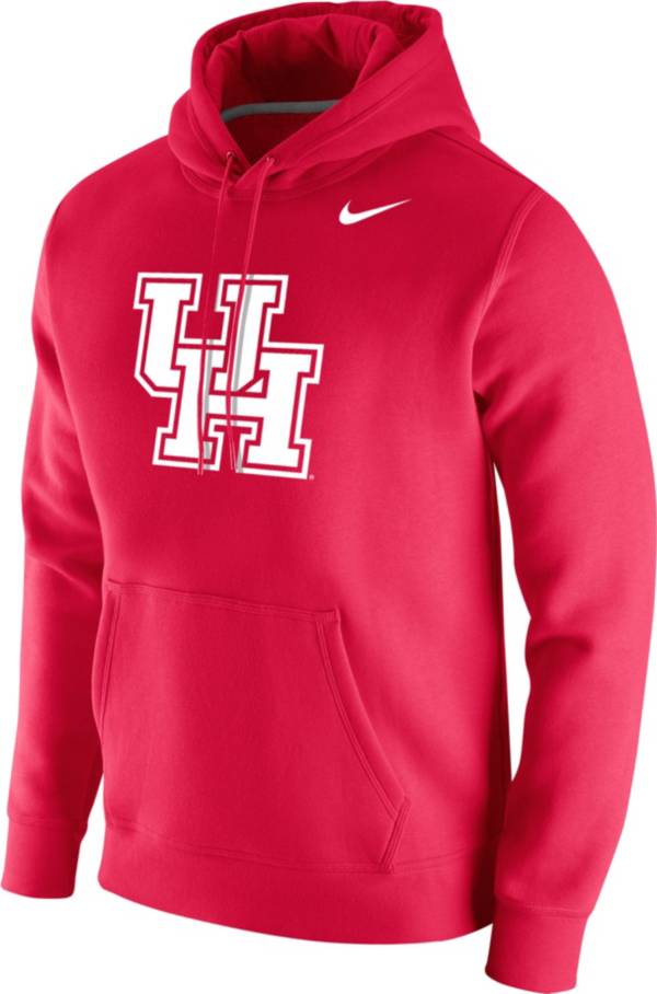 Nike Men's Houston Cougars Red Club Fleece Pullover Hoodie