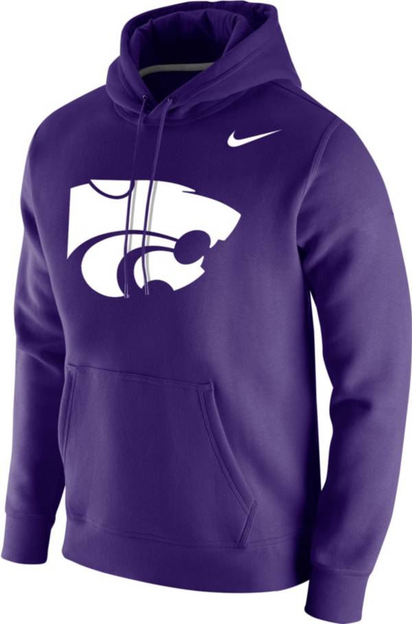 Nike Men's Kansas State Wildcats Purple Club Fleece Pullover Hoodie