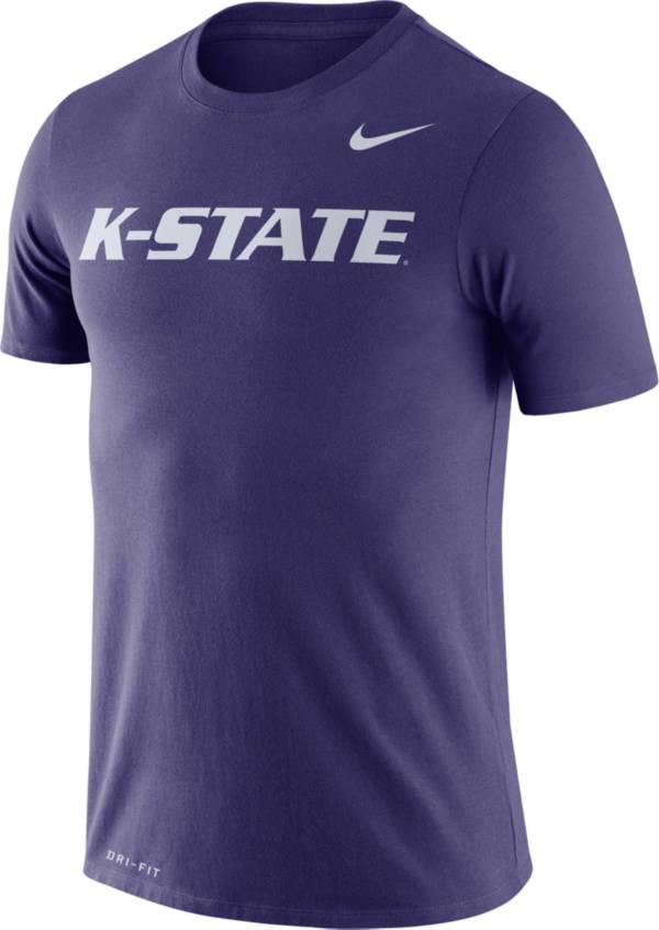 Nike Men's Kansas State Wildcats Purple Dri-FIT Legend Word T-Shirt