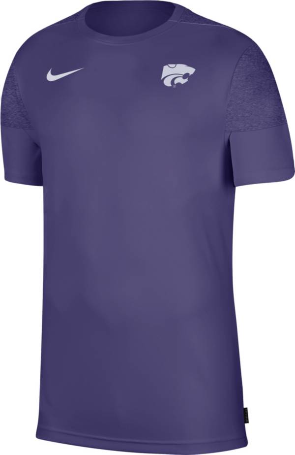 Nike Men's Kansas State Wildcats Purple Top Coach UV T-Shirt