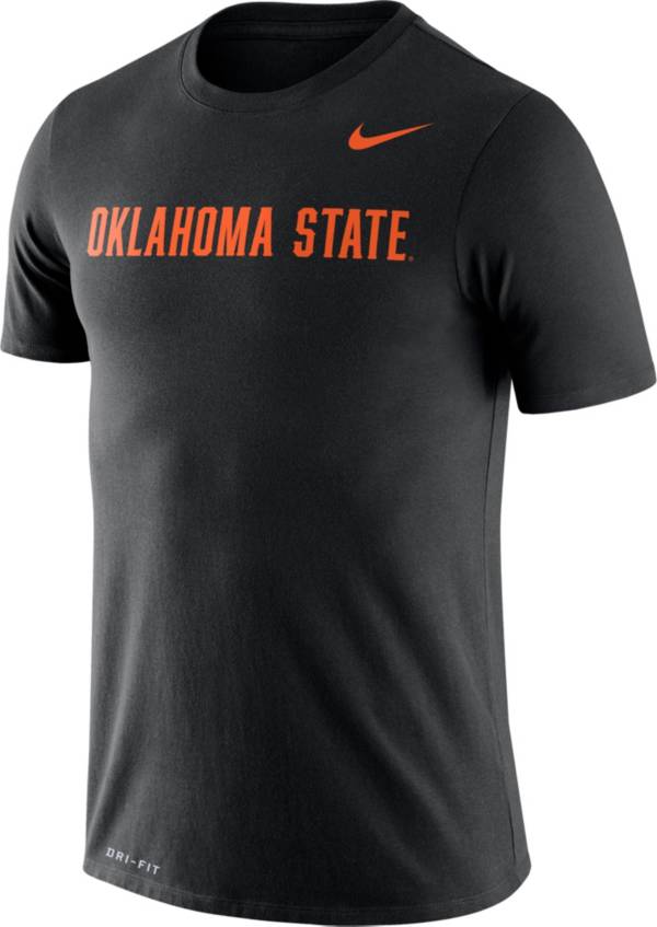 Nike Men's Oklahoma State Cowboys Black Dri-FIT Legend Word T-Shirt