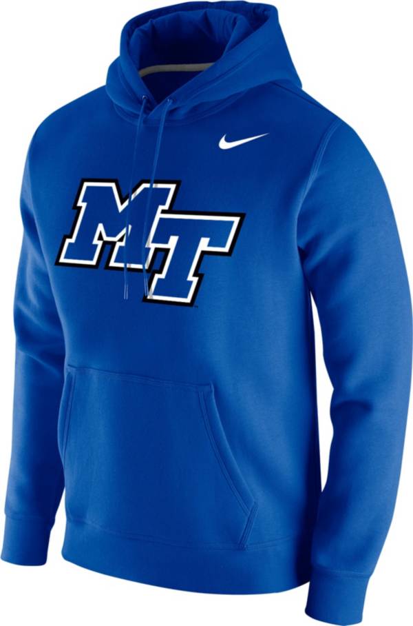 Nike Men's Middle Tennessee State Blue Raiders Blue Club Fleece Pullover Hoodie