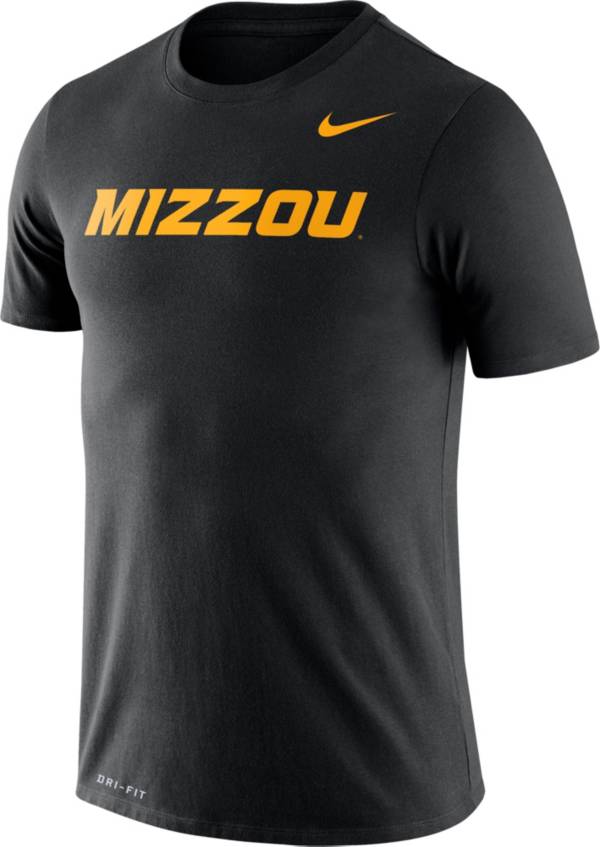 Nike Men's Missouri Tigers Black Dri-FIT Legend Word T-Shirt