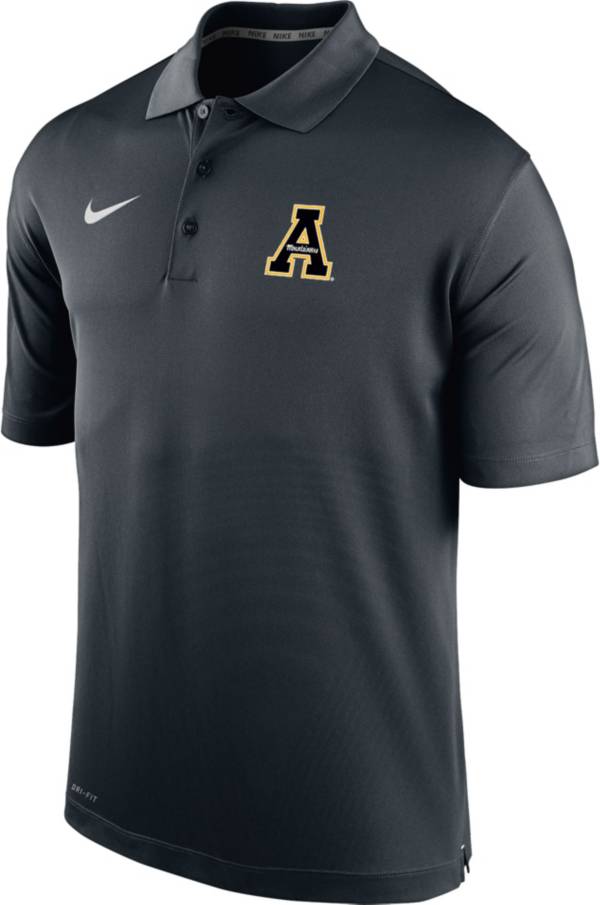Nike Men's Appalachian State Mountaineers Varsity Black Polo