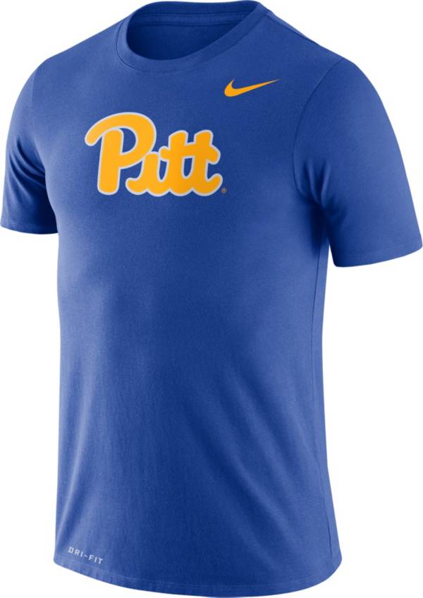 Nike Men's Pitt Panthers Blue Dri-FIT Legend Word T-Shirt